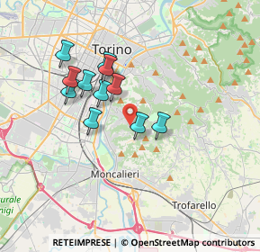 Mappa Strada di Tetti Gramaglia, 10133 Torino TO, Italia (2.96727)