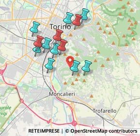 Mappa Strada di Tetti Gramaglia, 10133 Torino TO, Italia (3.32231)