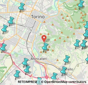 Mappa Strada di Tetti Gramaglia, 10133 Torino TO, Italia (6.8825)