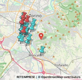 Mappa Strada di Tetti Gramaglia, 10133 Torino TO, Italia (3.74421)