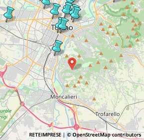 Mappa Strada di Tetti Gramaglia, 10133 Torino TO, Italia (6.19786)