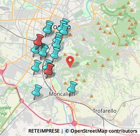 Mappa Strada di Tetti Gramaglia, 10133 Torino TO, Italia (3.57684)