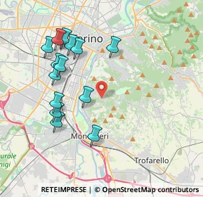 Mappa Strada di Tetti Gramaglia, 10133 Torino TO, Italia (4.00071)