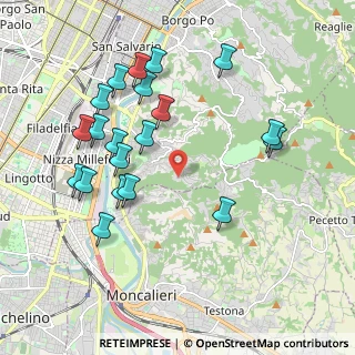 Mappa Strada di Tetti Gramaglia, 10133 Torino TO, Italia (2.0795)