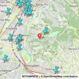 Mappa Strada di Tetti Gramaglia, 10133 Torino TO, Italia (3.2485)