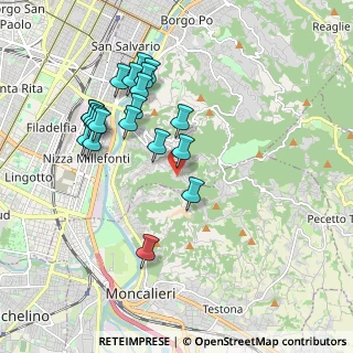 Mappa Strada di Tetti Gramaglia, 10133 Torino TO, Italia (1.8965)