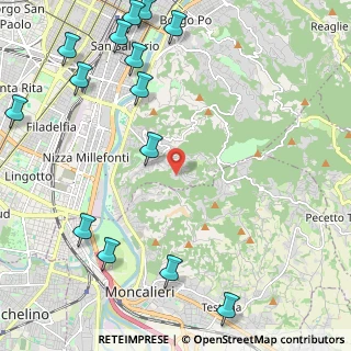 Mappa Strada di Tetti Gramaglia, 10133 Torino TO, Italia (3.08071)