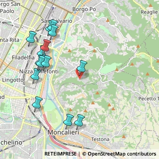 Mappa Strada di Tetti Gramaglia, 10133 Torino TO, Italia (2.45714)