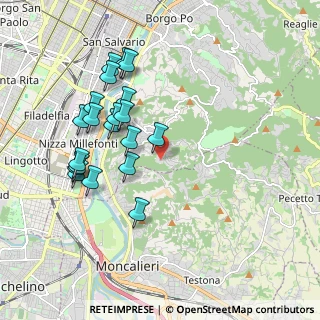 Mappa Strada di Tetti Gramaglia, 10133 Torino TO, Italia (1.923)