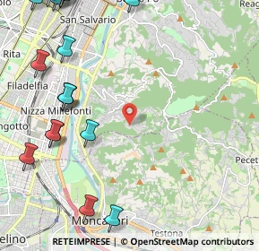 Mappa Strada di Tetti Gramaglia, 10133 Torino TO, Italia (3.257)