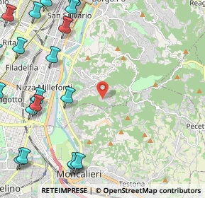 Mappa Strada di Tetti Gramaglia, 10133 Torino TO, Italia (3.403)