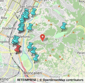 Mappa Strada di Tetti Gramaglia, 10133 Torino TO, Italia (2.3285)