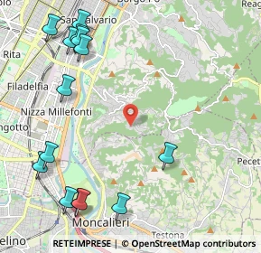 Mappa Strada di Tetti Gramaglia, 10133 Torino TO, Italia (2.85)