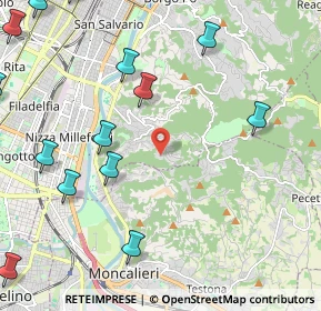 Mappa Strada di Tetti Gramaglia, 10133 Torino TO, Italia (3.128)