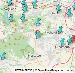 Mappa Via Devesio, 10090 Bruino TO, Italia (6.5145)