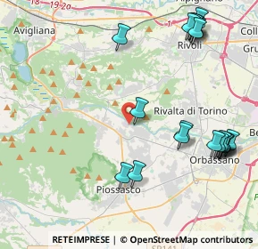 Mappa Via Devesio, 10090 Bruino TO, Italia (5.179)