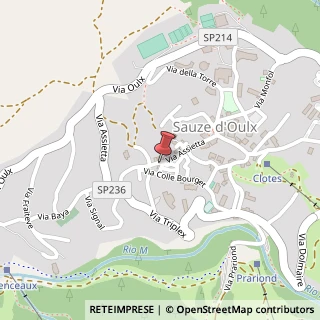 Mappa Via Assietta, 37, 10050 Sauze d'Oulx, Torino (Piemonte)