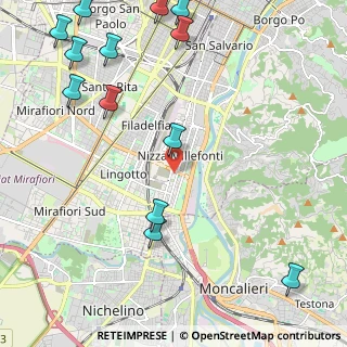 Mappa Piazza Fabio Filzi, 10127 Torino TO, Italia (3.02385)