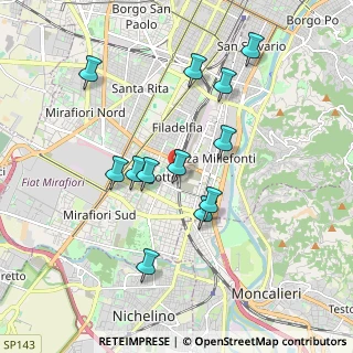 Mappa Torino Lingotto, 10127 Torino TO, Italia (1.76083)