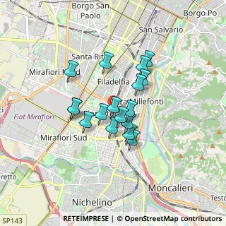 Mappa Torino Lingotto, 10127 Torino TO, Italia (1.25941)
