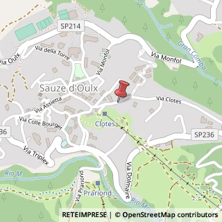 Mappa Via Clotes, 32, 10050 Sauze d'Oulx, Torino (Piemonte)