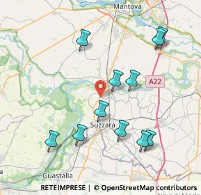 Mappa Via Zara Zanetta, 46020 Motteggiana MN, Italia (8.21727)