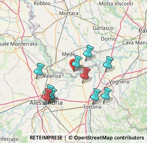 Mappa Via G. Garibaldi, 27030 Gambarana PV, Italia (13.50727)