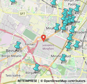 Mappa Strada della Manta, 10135 Torino TO, Italia (2.70778)