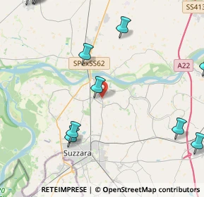 Mappa Via Pioppelle, 46020 Motteggiana MN, Italia (6.07)