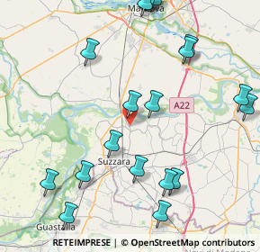 Mappa Via Pioppelle, 46020 Motteggiana MN, Italia (10.4215)