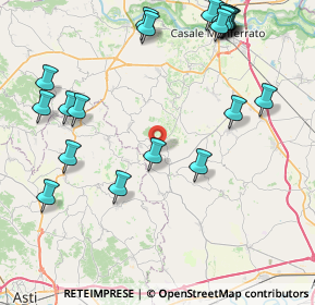 Mappa SP48, 15030 Vignale Monferrato AL, Italia (10.4355)