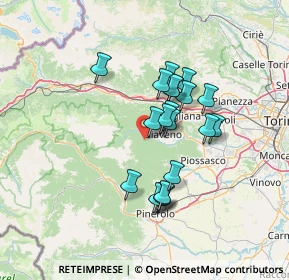 Mappa Borg. Minietti 12 Fraz, 10094 Giaveno TO, Italia (10.9785)