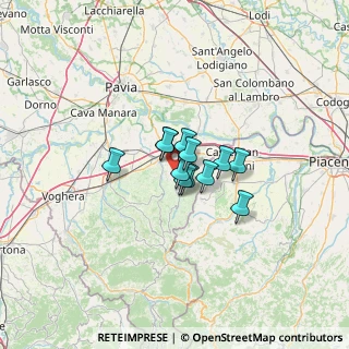Mappa 27040 Montescano PV, Italia (6.70833)