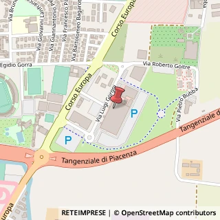 Mappa Via L. Gorgni, 29122 Piacenza, Piacenza (Emilia Romagna)