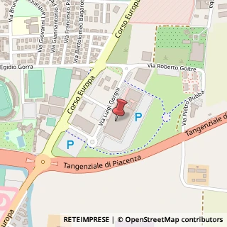Mappa Via L. Gorgni, 20, 29122 Piacenza, Piacenza (Emilia Romagna)