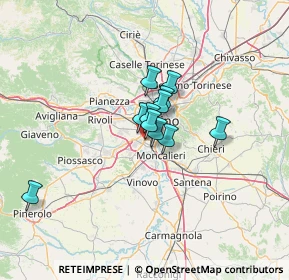 Mappa Via Felice Rignon, 10135 Torino TO, Italia (7.74091)