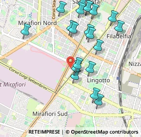 Mappa Via Felice Rignon, 10135 Torino TO, Italia (1.092)