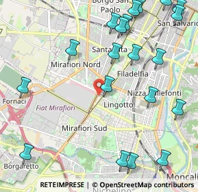 Mappa Via Felice Rignon, 10135 Torino TO, Italia (2.8215)