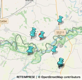 Mappa 27030 Gambarana PV, Italia (4.03636)