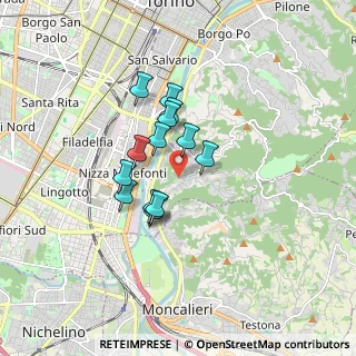 Mappa Strada Santa Lucia, 10133 Torino TO, Italia (1.22846)