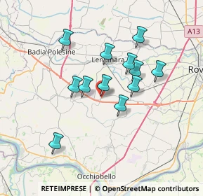 Mappa Piazza Giovanni Tasso, 45020 San Bellino RO, Italia (5.88667)