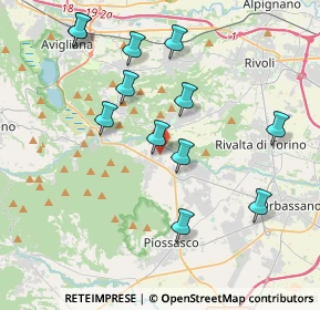 Mappa Via Gino G., 10090 Sangano TO, Italia (3.99333)