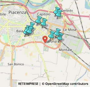 Mappa Via Lorenzo Beretti Landi, 29122 Piacenza PC, Italia (1.57364)