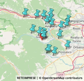 Mappa Via Can. Rolla, 10094 Giaveno TO, Italia (6.281)