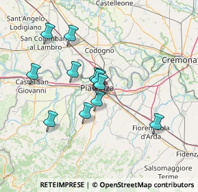 Mappa Tangenziale Sud KM 7, 29122 Piacenza PC, Italia (11.53333)