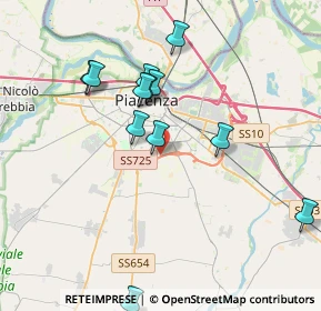 Mappa Tangenziale Sud KM 7, 29122 Piacenza PC, Italia (3.7625)