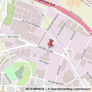 Mappa Via San Luigi, 8, 10092 Beinasco, Torino (Piemonte)