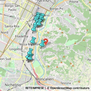 Mappa Via dell'Asilo, 10133 Torino TO, Italia (2.00647)