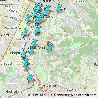 Mappa Via dell'Asilo, 10133 Torino TO, Italia (2.4775)