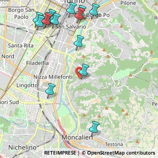 Mappa Via dell'Asilo, 10133 Torino TO, Italia (2.87071)